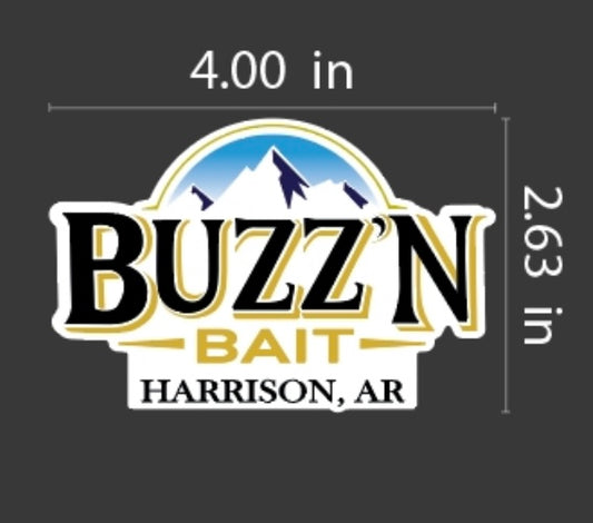 Buzz’n Bait Logo Sticker